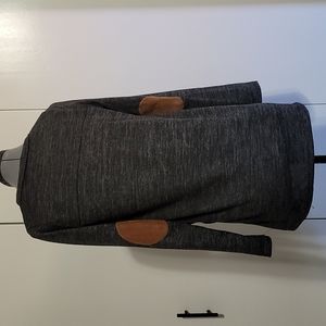 Fall Tunic with Patch Elbows and Button detail